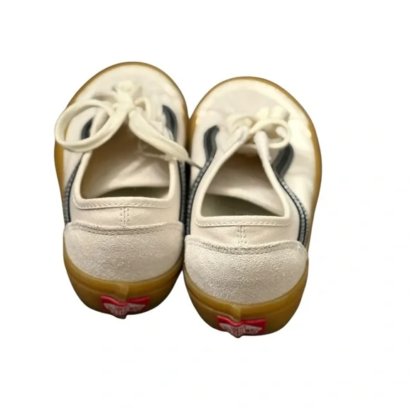 Vans Old Skool 36 Decon SF marshmallow and Navy with a gum sole NWOT - Picture 8 of 14